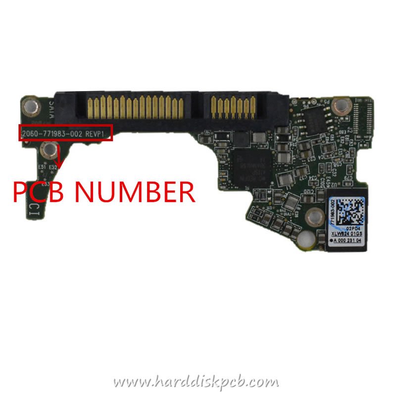 (image for) HDD PCB Western Digital Logic Board 2060-771983-002 REV P1