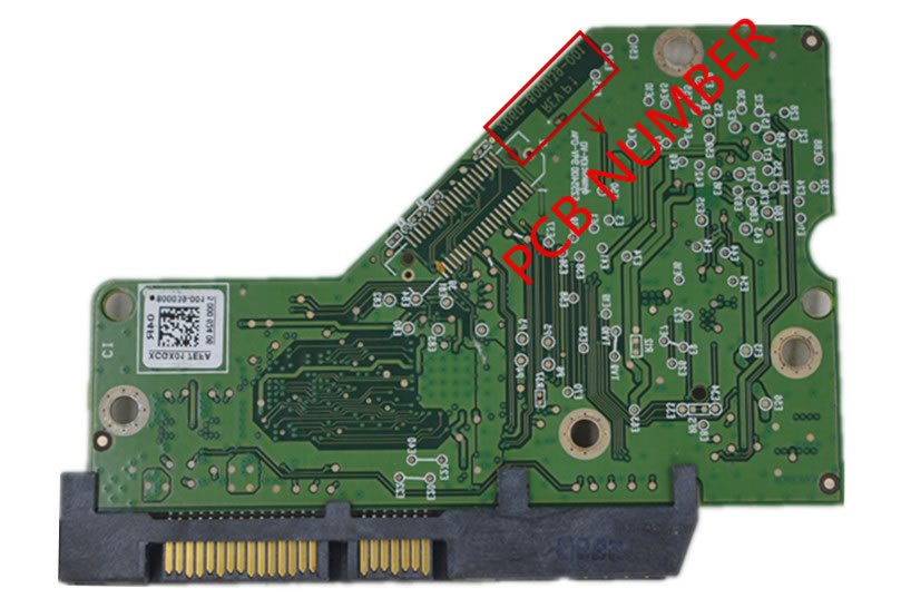 (image for) PCB 2060-800039-001, WD WD10EZEX-75WN4A0, 800039-001 AF