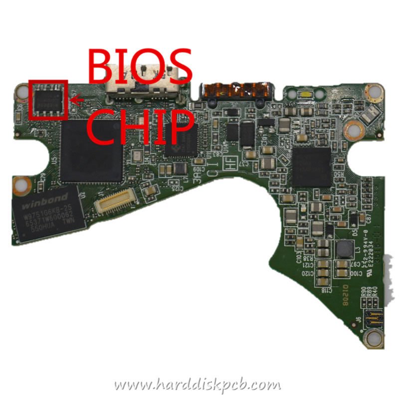 Western Digital HDD PCB Logic Board 2060-800041-000 rev p1 - Click Image to Close