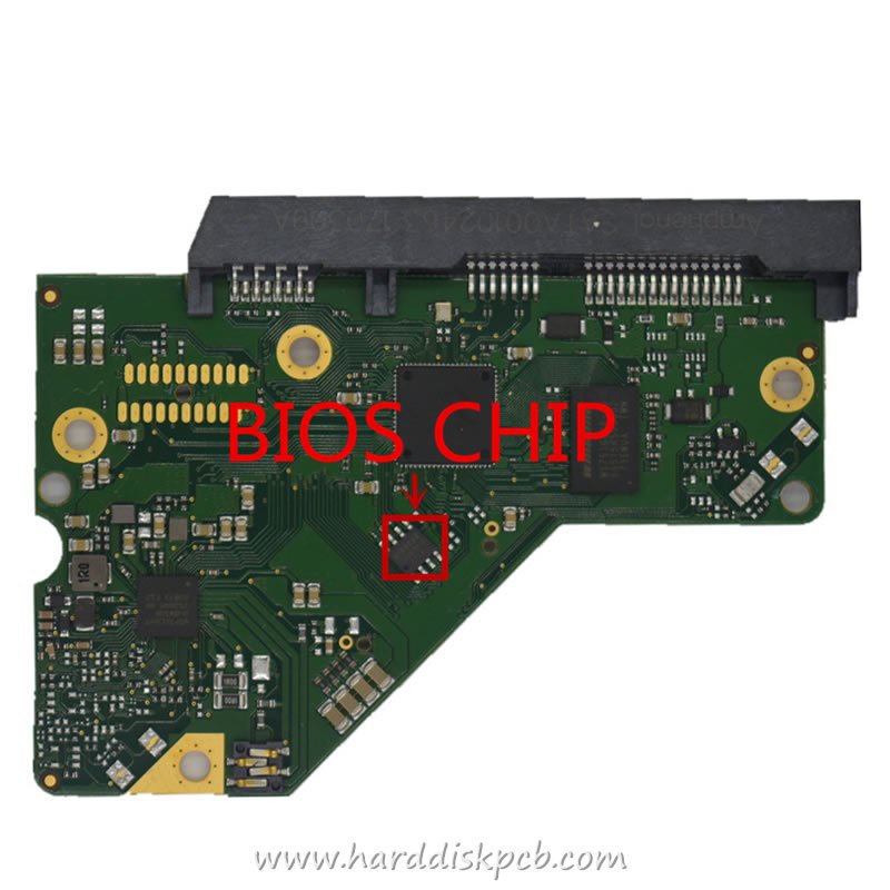 Western Digital HDD PCB Logic Board 2060-800055-002 REV P1 - Click Image to Close